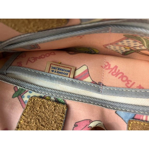 Dooney and Bourke MIAMI Beach Design Coated Canvas Handbag RETIRED - Picture 10 of 11